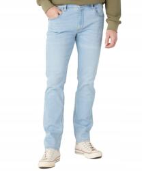 Wrangler Greensboro Blue Waves férfi farmer világos egyenes nadrág 34/32 (W15QHN42H)