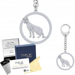 Mejk Jewellery Ezüst kulcstartó Keleti macska 925 Ékszer Ajándék Gravírozás Ingyenes (breloczek do smyczy z Kot Orientalny)