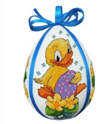 Coricamo Keresztszemes hímzés Hímző készlet Tojás kiskacsával