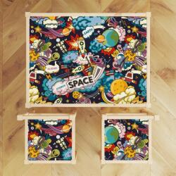 Epson Vízálló matrica Ikea Latt asztalra gyerekeknek Űrkaland (1599_latt)