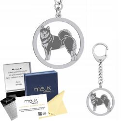 Mejk Jewellery Shiba-inu kulcstartó Ezüst925 Ajándék Dedikálás Gravírozás Ingyenes (Shiba-inu)