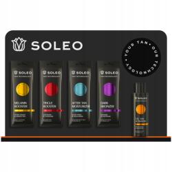 Soleo Display Állvány Gel Tan Activator Palacknak és Tasakoknak (4 C