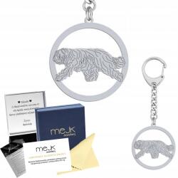 Mejk Jewellery Ezüst kulcstartó román juhászkutyával Mioritic 925 Ajándék Gravírozás (brelok do kluczy)