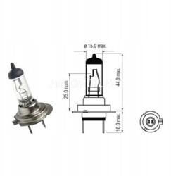 Ajusa Izzó H7 24V 70W PX26D Car-Com 1db