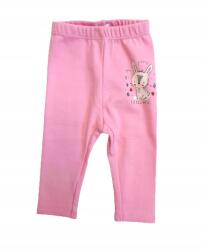 Bembi Lány leggings Bembi 68 rózsaszín, nyuszi mintával (696585)