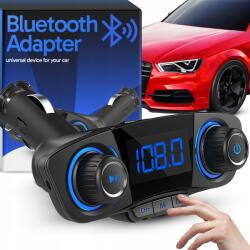 RETOO Autós Fm Bluetooth Transmitter 5.0 Usb Multifunkciós 8IN1 Kijelző (transmiter FM USB DO Auta samochodu nadajniki)