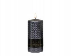 Adpal Luxus Klasszikus Gyertyák, kis metál fekete, kis karácsonyi sláger (5903018792057)