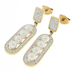 Xuping 4400 Fülbevaló arany sebészeti acél lógó hírességek gyöngy