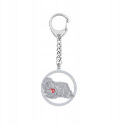 Mejk Jewellery Kulcstartó Komondor Ezüst 925 Ajándék Nő Ékszer Gravírozás (gadżet do kluczy z psem Komondor)