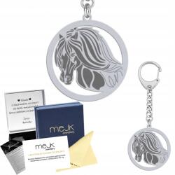 Mejk Jewellery Ezüst kulcstartó Vanner Cigány ló 925 Ajándék Ékszer Gravírozás (brelok na urodziny z Vanner Koń Cygański)