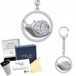 Mejk Jewellery Ezüst kulcstartó Csiga 925 Ékszer Ajándék Gravírozás Ingyenes (brelok srebrny do kluczy ze Ślimakiem)