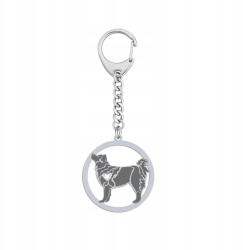 Mejk Jewellery Kulcstartó Swedish Lapphund 925 Ékszer Dedikálás Gravírozás Ingyenes (Swedish Lapphund)
