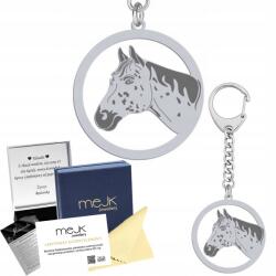 Mejk Jewellery Ezüst kulcstartó Appaloosa ló 925 Ajándék Ékszer Gravírozás (brelok na urodziny z Koń Appaloosa)