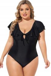  Egyrészes fürdőruha, fodros, plus size 60-64