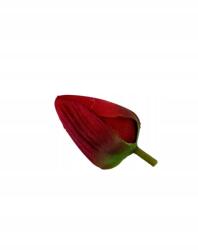 Wera Tulipán fej 5 cm Művirág piros (EV257#2)