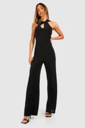 Boohoo IC75102 Boohoo Testhezálló Overál Aszimmetrikus Nyakkivágással (6) L