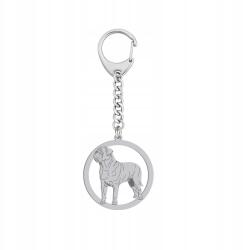 Mejk Jewellery Kulcstartó Dog de Bordeaux Ezüst925 Ajándék Dedikálás Gravírozás Ingyenes (BE R774)