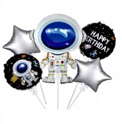  Fólia Lufi Szett Születésnapra Űr Űrhajós Csillagok 5 db