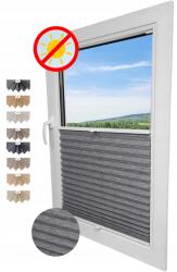 ESTAdeco Termikus Pliszé Roló, ablakra szerelhető, méretre, Dolomit anyag, prémium profil (plisa 1x1 DOLOMIT TERMO inwazyjna)