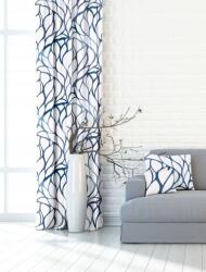  Dekorációs Függöny Nappaliba Szalaggal Willow Kék 140x250 (75789)