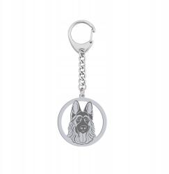 Mejk Jewellery Kutyás kulcstartó Német juhászkutyával Ezüst925 Ajándék Gravírozás Ingyenes (BE R575)