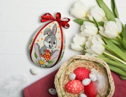 Coricamo Keresztszemes hímzés Hímzőkészlet Tojás nyuszival