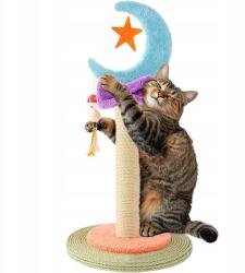 Tojato Księżyc Bájos Szizál Kaparófa Macskáknak Labdával, 52 cm (ZD-050-K)