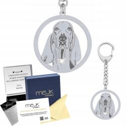 Mejk Jewellery Ezüst kulcstartó Porcelán 925 Ajándék Ékszer Gravírozás Ingyenes (Porcelaine)