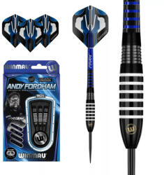 Winmau dart szett steel ANDY FORDHAM 90% 25g ONYX GRIP gravírozott