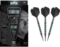 Target Dart szett soft TARGET Rob Cross Black Edition, 18g 90% gravírozott