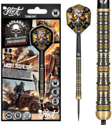 Shot Darts szett Shot steel Badlands The Sheriff 23gr 90% wolfram gravírozott