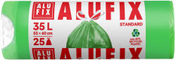 Alufix Торби за отпадъци с връзки ALUFIX - 35 l, 25 броя, зелени (1100022114)