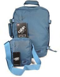 CabinZero CabinZero Classic két darabos utazó szett, 36l-es hátizsák, és válltáska -Aruba Blue