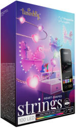 Twinkly TWKH200RGB-G Strings USB-C Hearts Intelligens fényfüzér Wi-Fi/Bluetooth (TWKH200RGB-G)