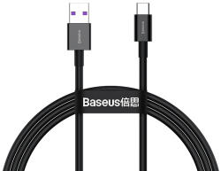 Baseus CABLE USB TO USB-C 1M/BLACK CATYS-01 USB A USB C/Lightning Fekete USB kábel (BASKBK46899)