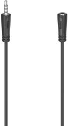 Hama 00200734 1, 5 M 3.5mm Fekete audio kábel (200734-H)