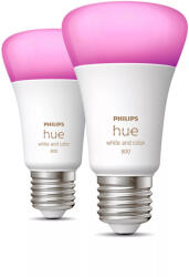 Philips Hue White and colour ambience A60 - E27-es okos fényforrás - 800 (2 darabos csomag) (SKL000318878)