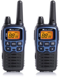 Midland XT60 kétirányú rádió/adóvevő 24 csatornák 446.00625 - 446.0937 MHz Fekete, Kék (150220047033)