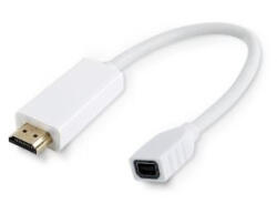 MicroConnect HDMMDP 0, 1 M HDMI A Mini DisplayPort Fehér video átalakító kábel (HDMMDP)