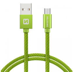 SWISSTEN 71521207 1, 2 M USB A Micro-USB B Zöld USB kábel (71521207)