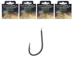 Drennan Acolyte Super Spade Micro Barbed előkötött horog 16-os (DRENNAN-HNAL04)