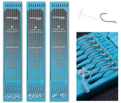 Drennan Hooklength Plate Carp Pushstops előkötött horog 16-os (DRENNAN-HNPCHRP616)