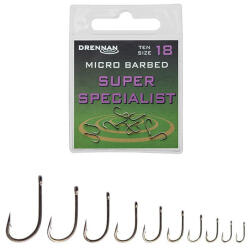 Drennan Super Specialist horog Micro szakállas 10-es (DRENNAN-HESS010)