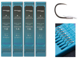 Drennan Hooklength Plate Wide Gape Carp előkötött horog 16-os (DRENNAN-HNPWGC616)