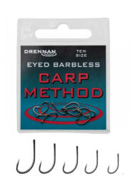 Drennan Eyed Barbless Carp Method horog 14-es (DRENNAN-HEBMT014)