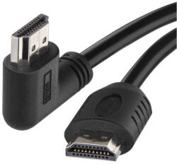 EMOS HDMI kábel 2.0 A-A dugó 90°, 1.5m (S10110) - scom