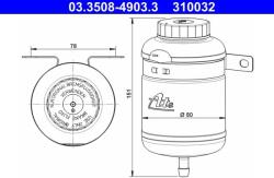 ATE Vas de expansiune, lichid frana ATE 03.3508-4903.3 (03.3508-4903.3) - fixbox