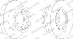 FERODO Disc frana FERODO FCR245A (FCR245A)