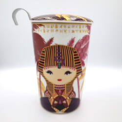 EIGENART Germany EIGENART fémszűrős teásbögre LITTLE EGYPT (eg-legypt2zold)