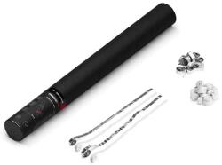  Kézi szalag ágyú 50 cm - Metallic - White+Silver (HS03WHS)